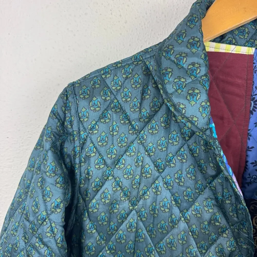 220 Hickory Silk Patchwork Reversible Jacket